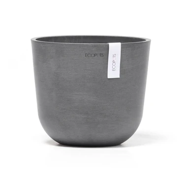 Ecopots Bloempot Oslo mini Ø19cm - Grijs - afbeelding 1