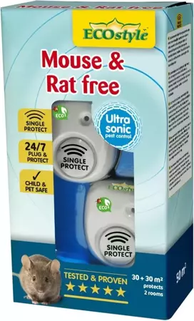 Ecostyle Mouse & rat free 2x 30m2