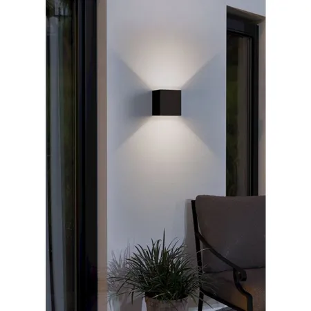 EGLO Calpino 3 wandlamp buiten zwart - afbeelding 2