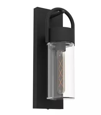 Eglo Carraro wandlamp 38cm zwart