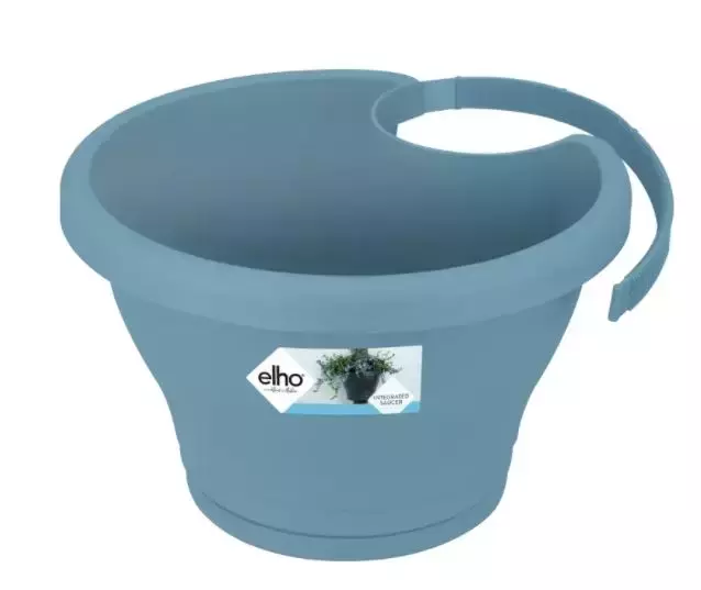 Elho Bloembak Corsica Regenpijphanger Ø24 - Vintage blauw