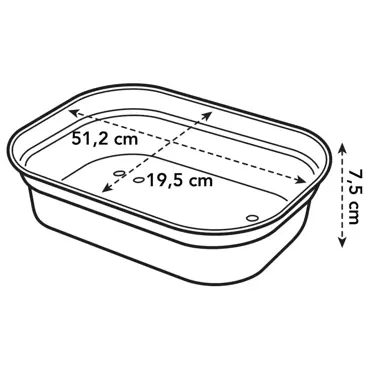 Elho Kweektray Basic L 51cm - Zwart - afbeelding 2