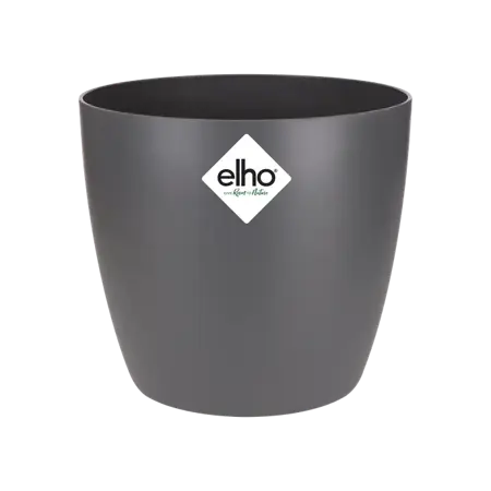 Elho pot brussels rond d10.5cm antraciet - afbeelding 1