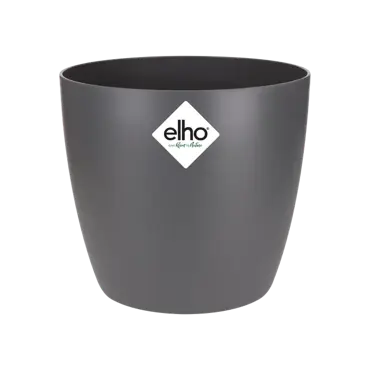 Elho pot brussels rond d10.5cm antraciet - afbeelding 1