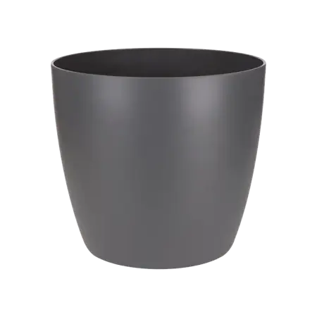 Elho pot brussels rond d10.5cm antraciet - afbeelding 2