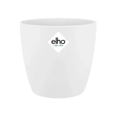 Elho pot brussels rond d12.5cm wit - afbeelding 1