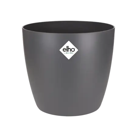 Elho pot brussels rond d14cm antraciet - afbeelding 1