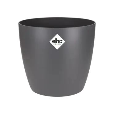 Elho pot brussels rond d14cm antraciet - afbeelding 1