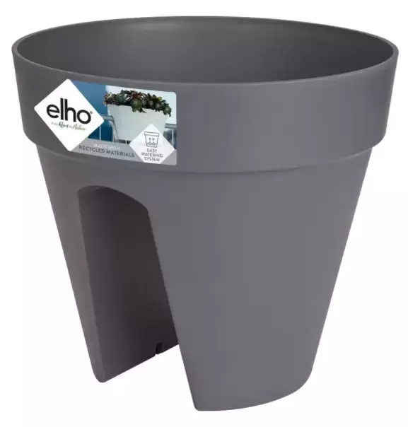 bladzijde Langwerpig kom tot rust Elho pot loft urban flower bridge D30 - antraciet - Top Tuincentrum