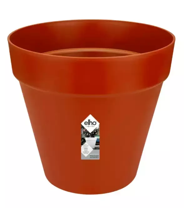 Elho pot loft urban rond D25cm - brique
