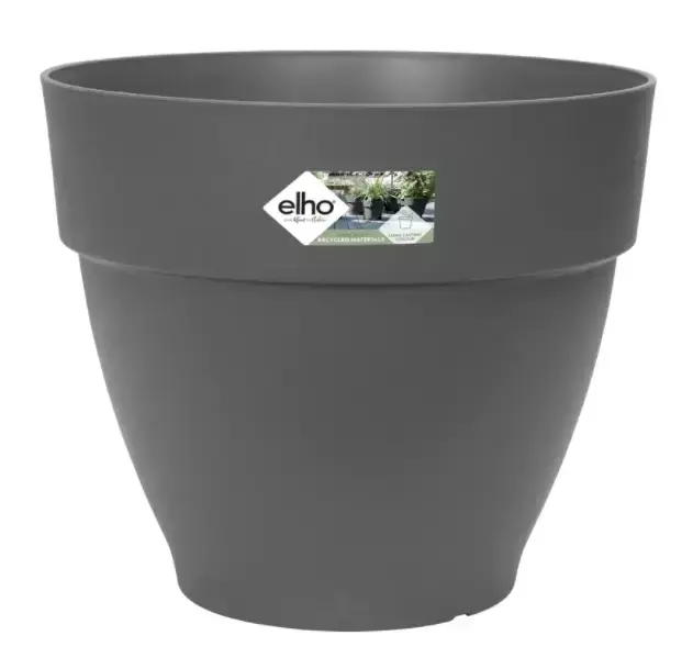 handicap schieten Rondsel Elho pot vibia campana rond D20cm - antraciet - Top Tuincentrum