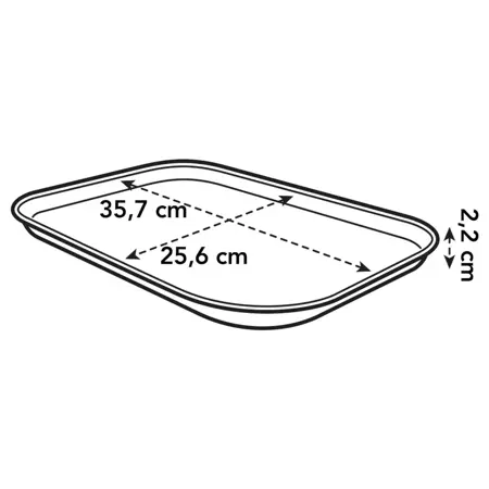 Elho Schotel Kweektray S 36cm - Zwart - afbeelding 2