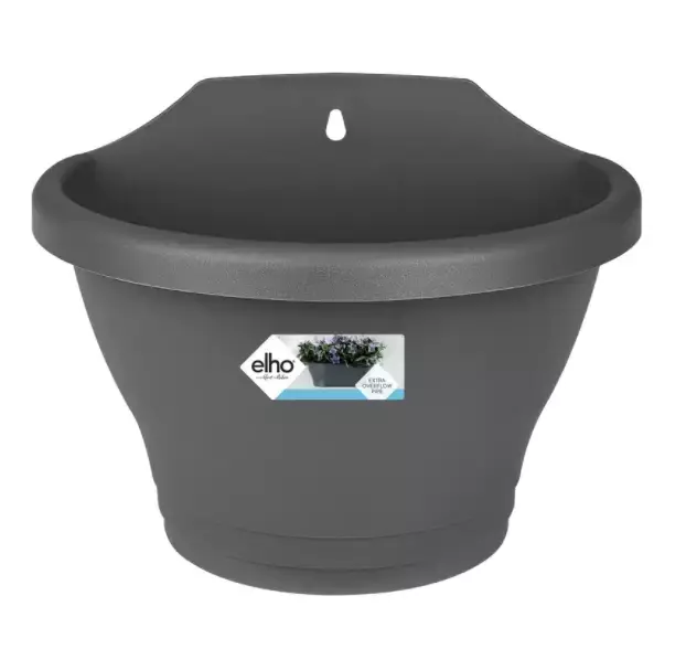 Elho corsica wandbak 25 cm - Antraciet