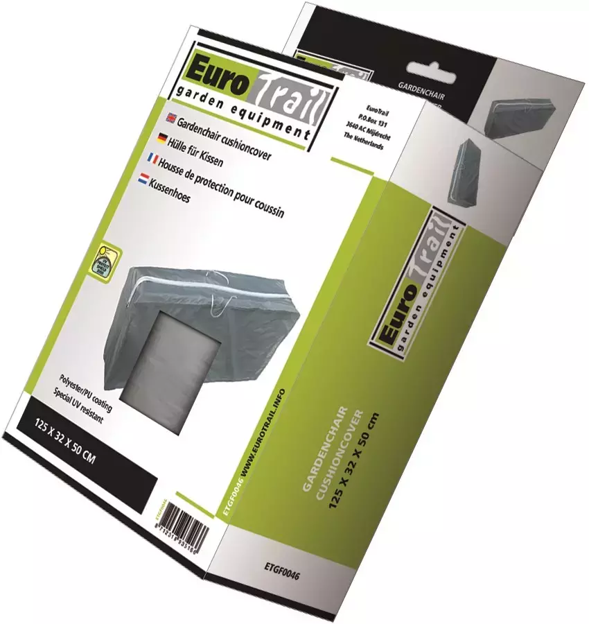 Eurotrail Draagtas voor loungebankkussens 125x80x80cm