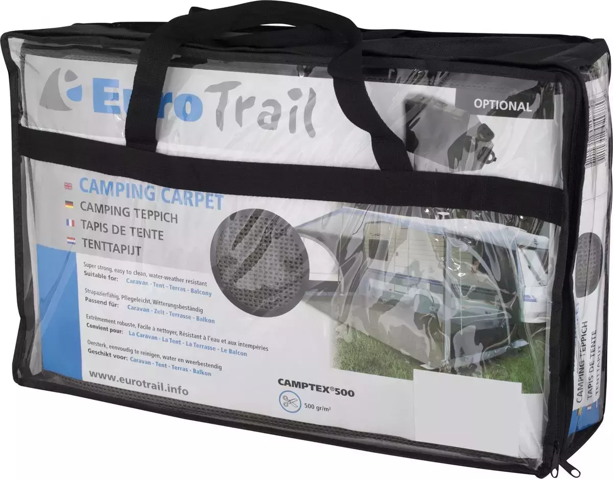 Eurotrail Zwembadtapijt 350x600cm - Grijs