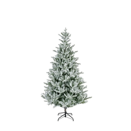Everlands kunstkerstboom Allison 180cm groen/wit