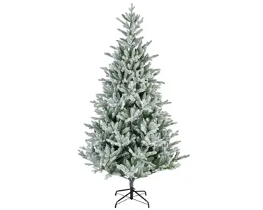 Everlands kunstkerstboom Allison 180cm groen/wit