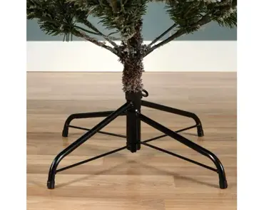 Everlands kunstkerstboom Allison 180cm groen/wit/warm wit - afbeelding 5