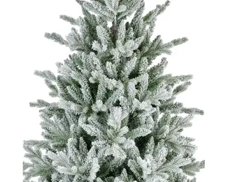 Everlands kunstkerstboom Allison 210cm groen/wit - afbeelding 2