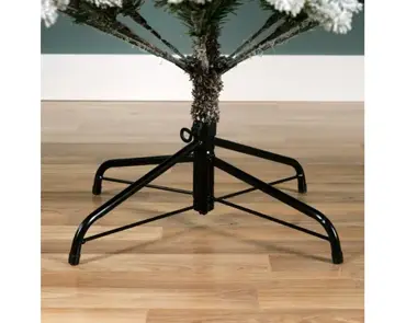 Everlands kunstkerstboom Allison 210cm groen/wit - afbeelding 5