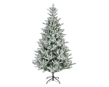 Everlands kunstkerstboom Allison 240cm groen/wit - afbeelding 1
