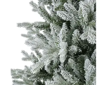 Everlands kunstkerstboom Allison 240cm groen/wit - afbeelding 3