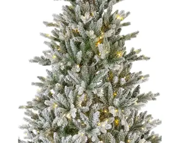 Everlands kunstkerstboom Killington 240cm groen/wit/warm wit - afbeelding 2