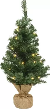 Everlands mini kerstboom, 90cm, 50 LED lampjes