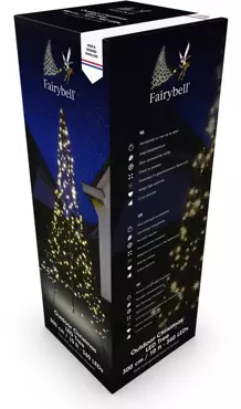 Fairybell Lichtboom Vlaggenmast l300cm 360led warm wit