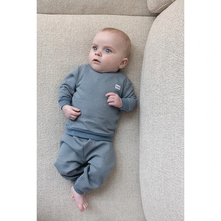 Feetje Wafelpyjama | ijs blauw | maat 62 - afbeelding 5