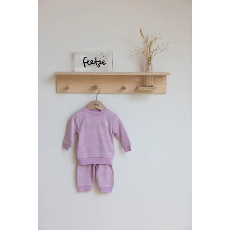 Feetje Wafelpyjama | lila | maat 74 - afbeelding 2