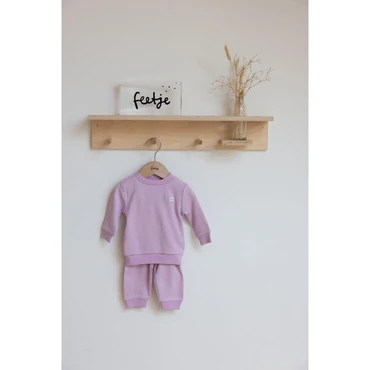 Feetje Wafelpyjama | lila | maat 80 - afbeelding 2