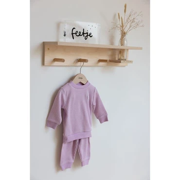 Feetje Wafelpyjama | lila | maat 98 - afbeelding 2