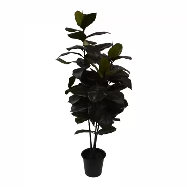 Kunstplant Ficus Elastica in pot h130cm groen