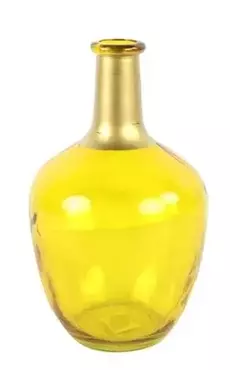 Fles babet glas l15b15h25cm amber