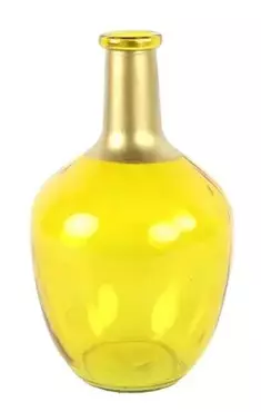 Fles babet glas l18b18h31.5cm amber