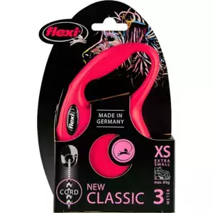 Flexi rollijn classic cord XS rood 3 meter - afbeelding 2