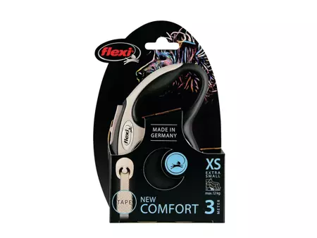 Flexi rollijn new comfort tape XS zwart 3 meter - afbeelding 2