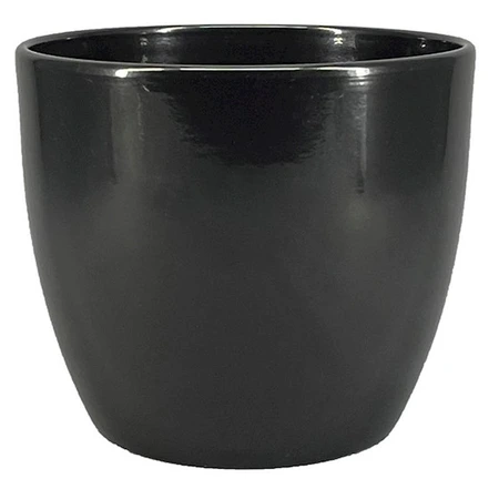Floran pot boule d7.5xh6cm zwart