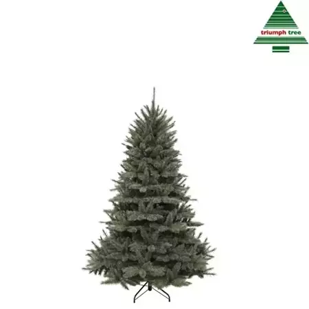 Forest frosted kerstboom newgrowth blue - h215 x d140 - afbeelding 1