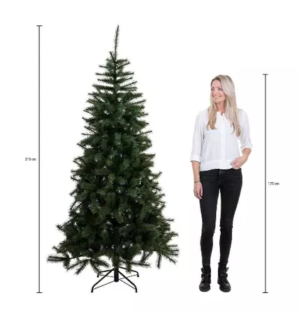Frasier kerstboom groen - h215 x d145cm