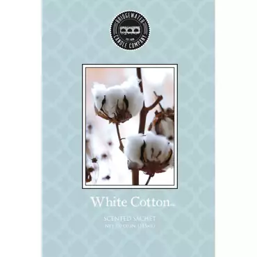 Geurzakje white cotton 17cm