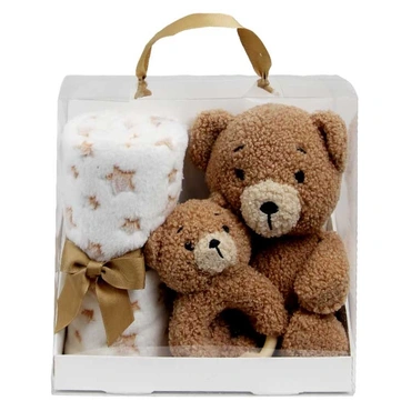 Giftbox baby surprise 90x75cm bear