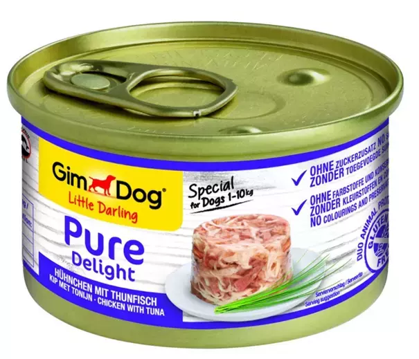 Gimdog Pure Delight kip & tonijn 85 gram