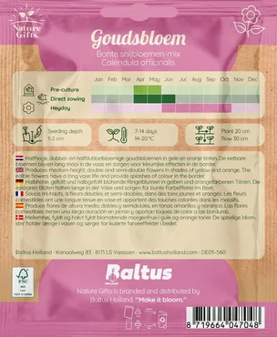 Goudsbloem bonte snijbloemenmix per 80st - afbeelding 2
