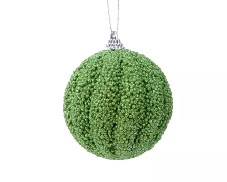 Groene foam kerstbal