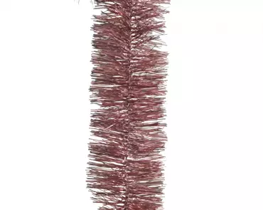 Guirlande lametta | d7 x l270cm | Velours roze