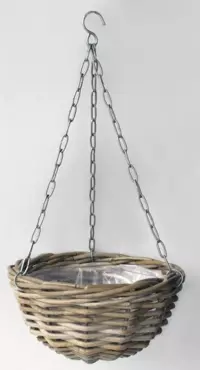 Hanging basket d30cm antiek grijs