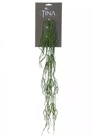 Kunst hangplant wortel hder groen l75cm
