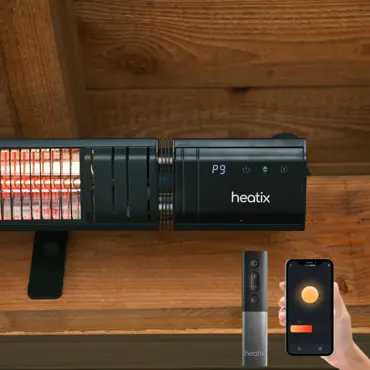 Heatix smart golden shadow heater 3000w - afbeelding 4